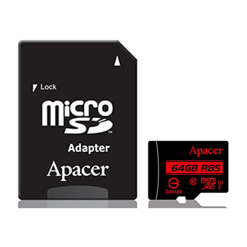 Apacer UHS-I U1 Class 10 microSDXC 64GB With Adapter 1